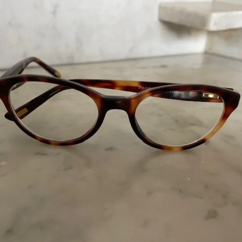 POLO RALPH LAUREN Polo Prep Havana Tortoise Cat Eye Frame RX Glasses 8526